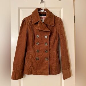 ~Dark tan pea coat from Mossimo Supply Co. 
~Women’s size S